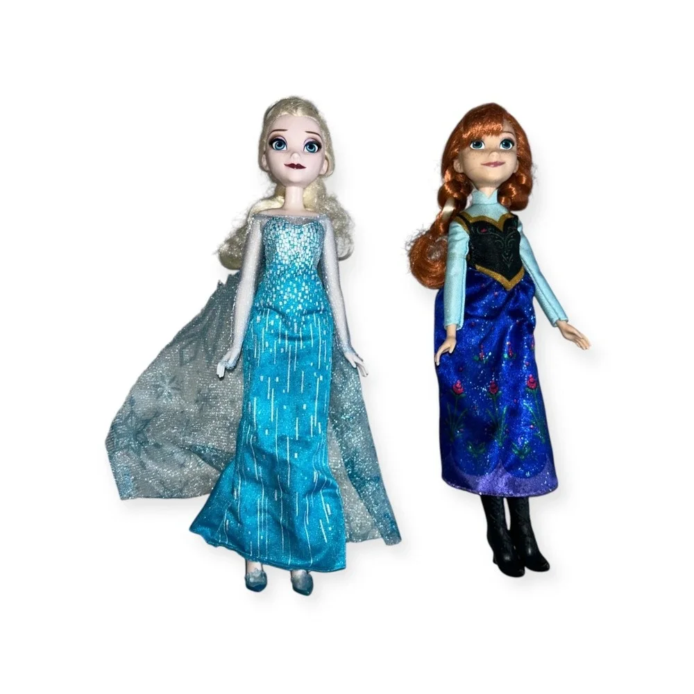Disney Frozen Elsa and Anna Dolls and Accessories Set Enchanted‎ Ice Vanity
